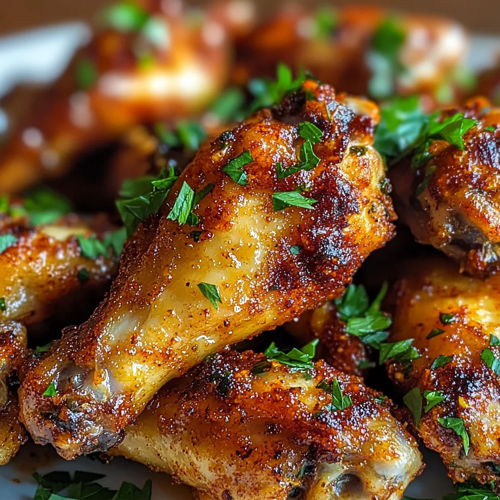 Cajun Garlic Chicken Wings