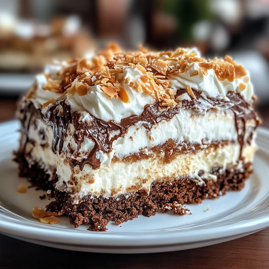 Mounds Poke Cake