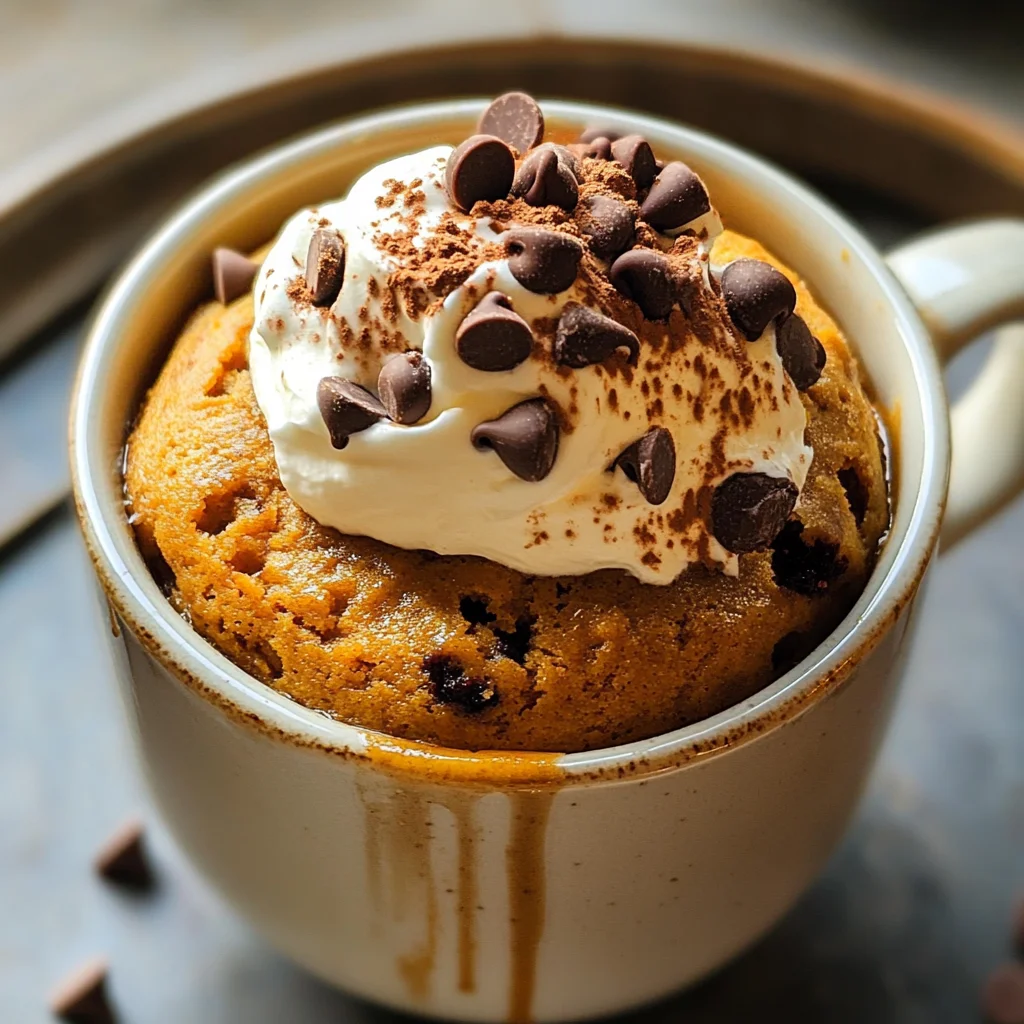 Pumpkin Mug Cake
