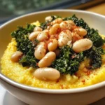 Spicy Polenta with White Beans and Kale