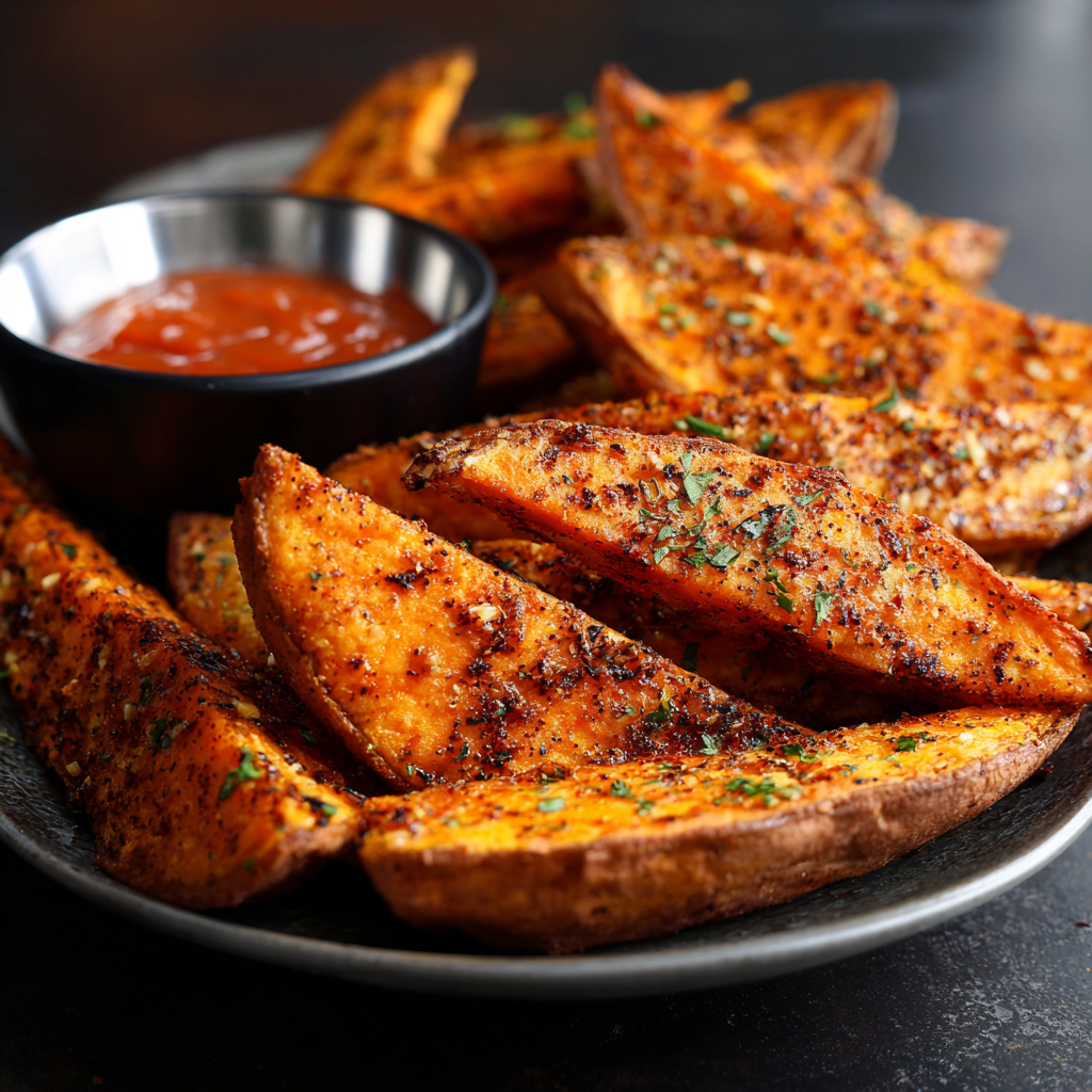 Air Fryer Cajun Sweet Potato Wedges