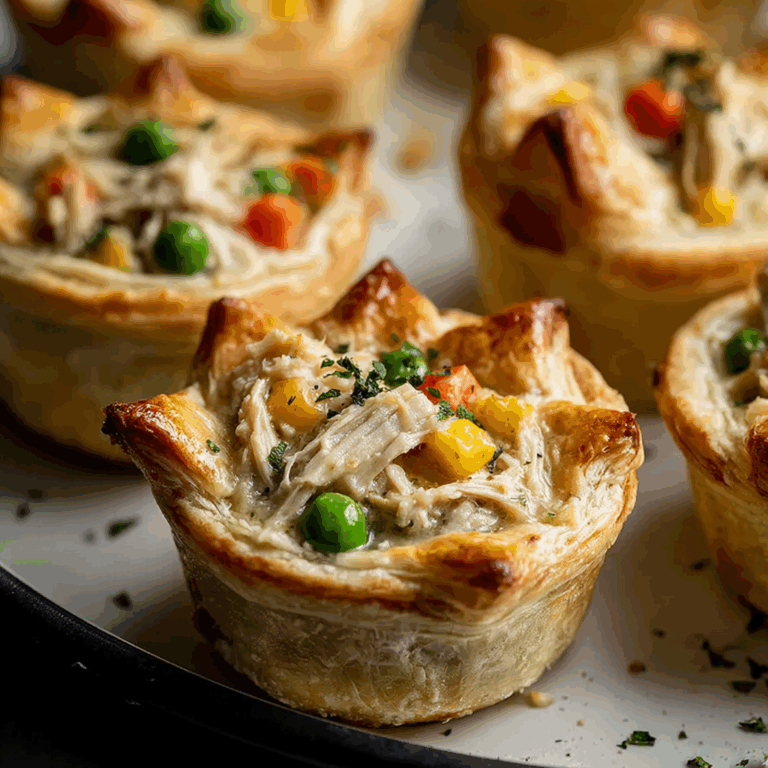 Delicious Mini Chicken Pot Pies