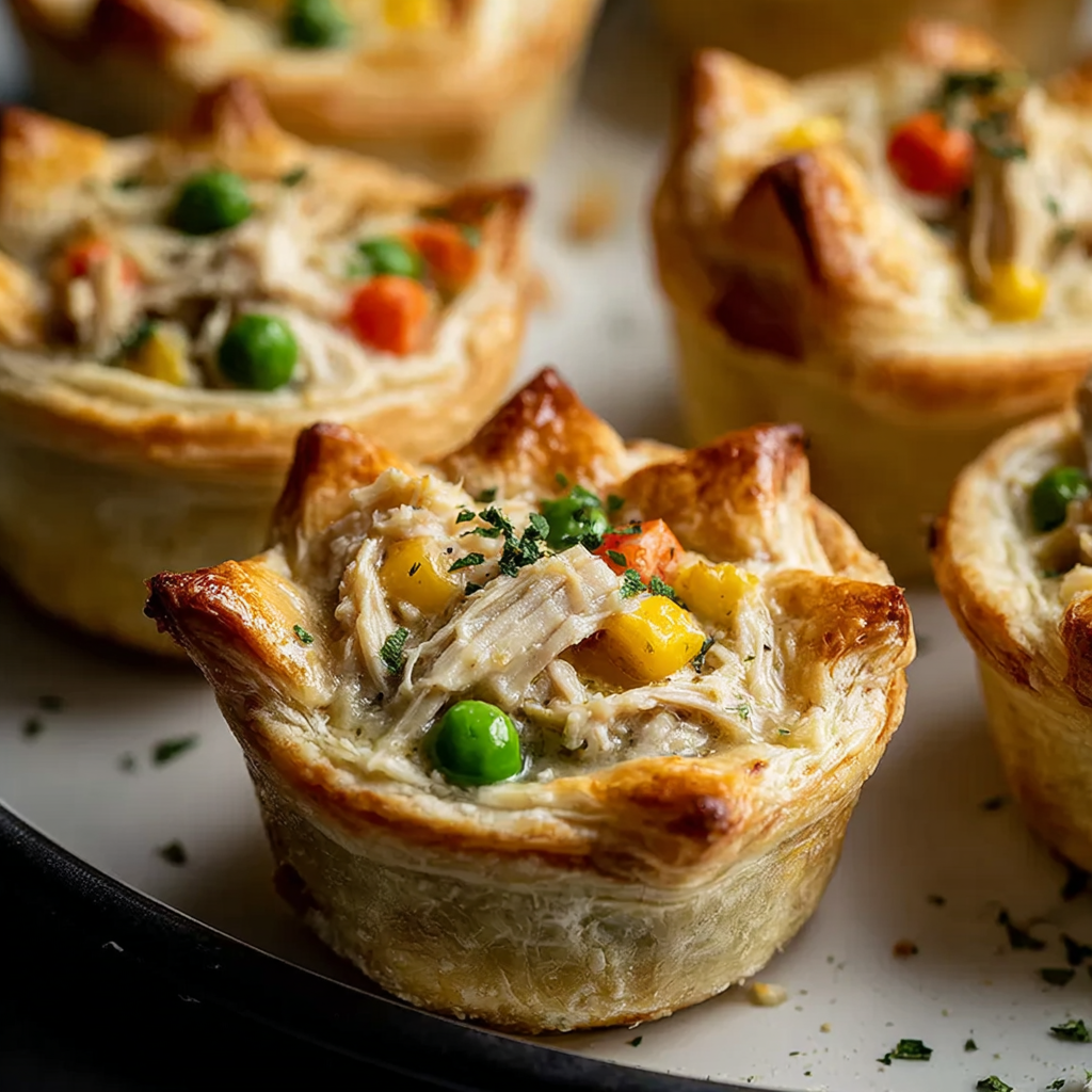 Delicious Mini Chicken Pot Pies