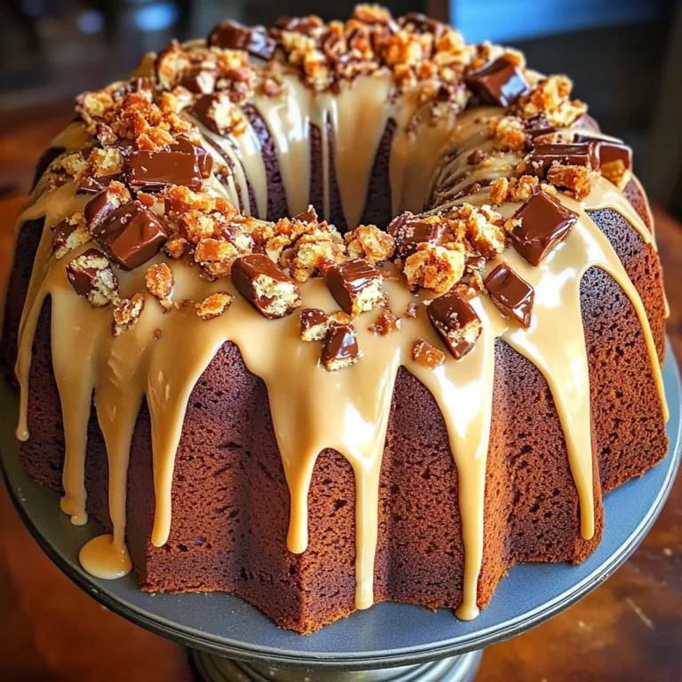 Butterfinger Bundt Cake