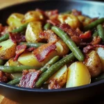 Country Ranch Green Beans 'and Potatoes with Bacon