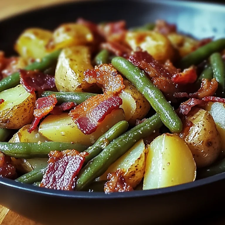 Country Ranch Green Beans 'and Potatoes with Bacon