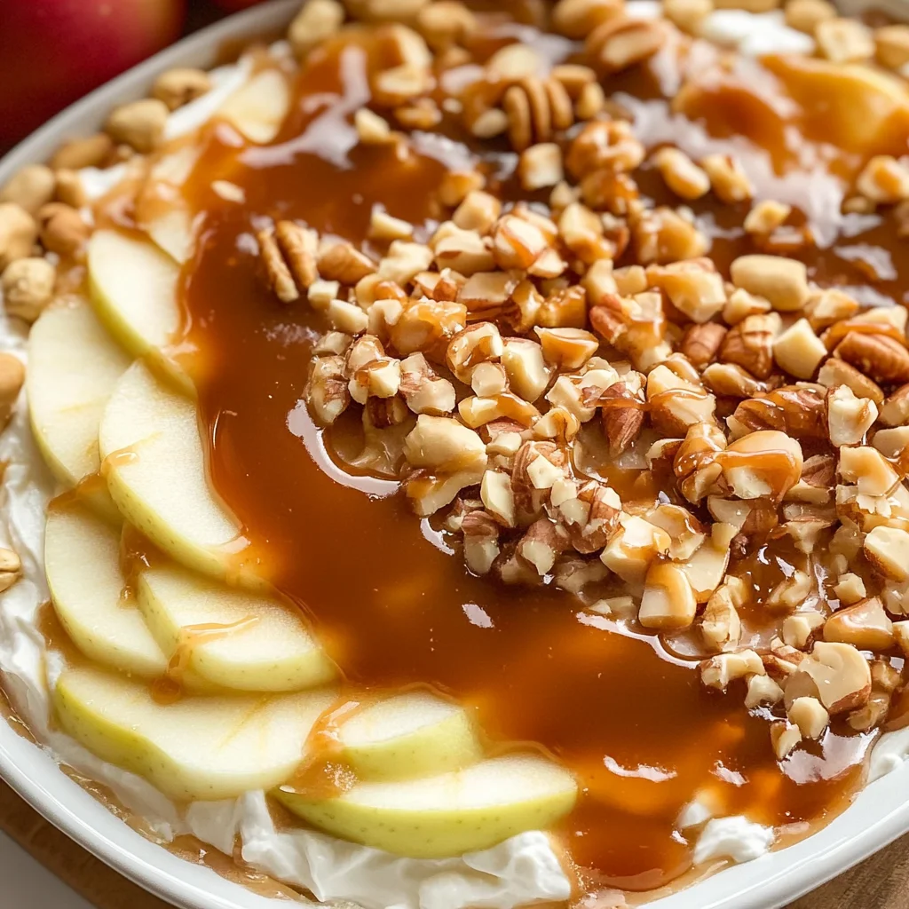 Cream Cheese Caramel Apple Dip