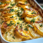 Dad’s Creamy & Cheesy Au Gratin Potatoes