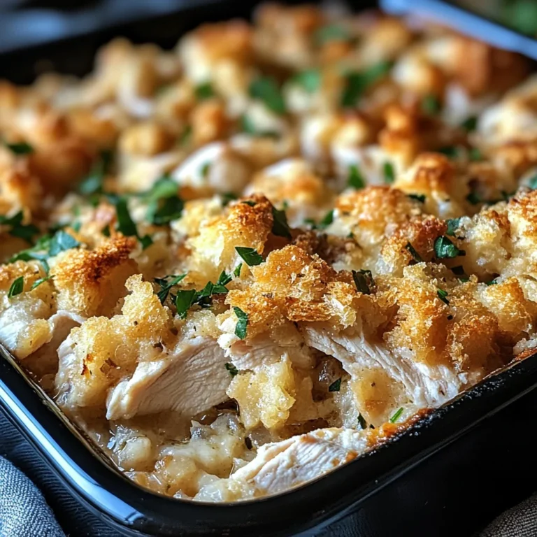 Dolly’s Chicken and Stuffing Casserole