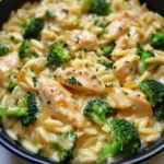 Easy Chicken and Broccoli Orzo