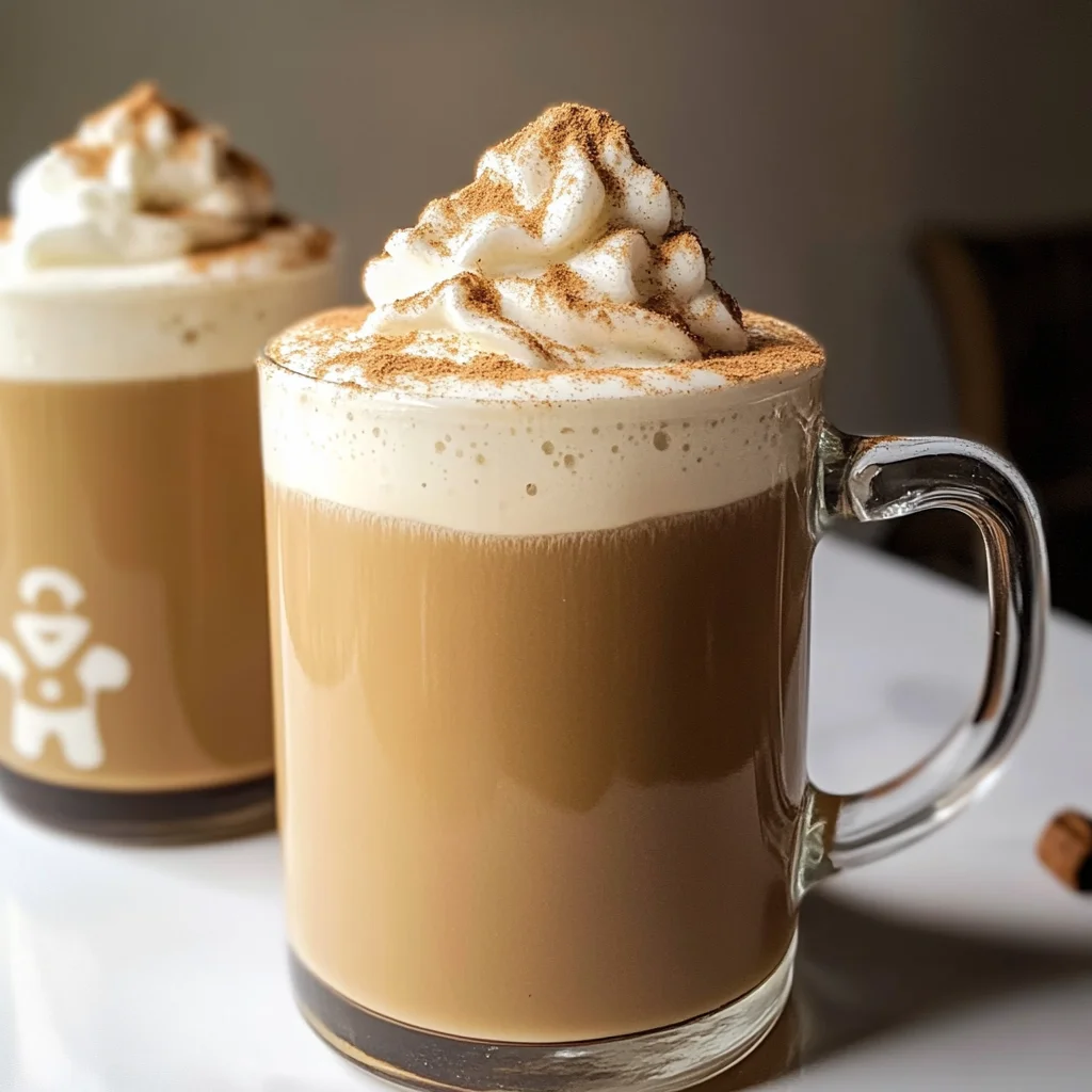 Homemade Gingerbread Latte