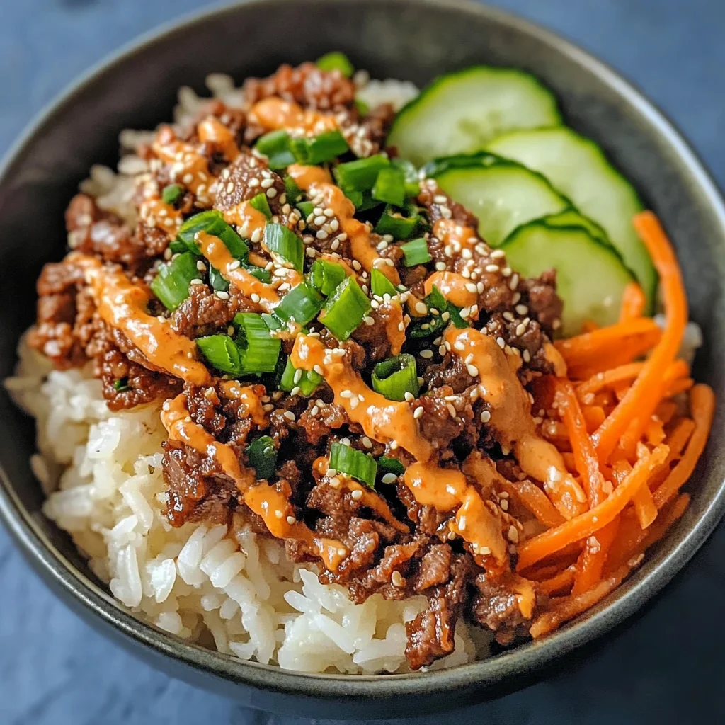 Korean Beef Rice Bowls