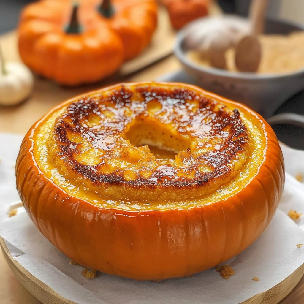 Pumpkin Spice Crème Brûlée