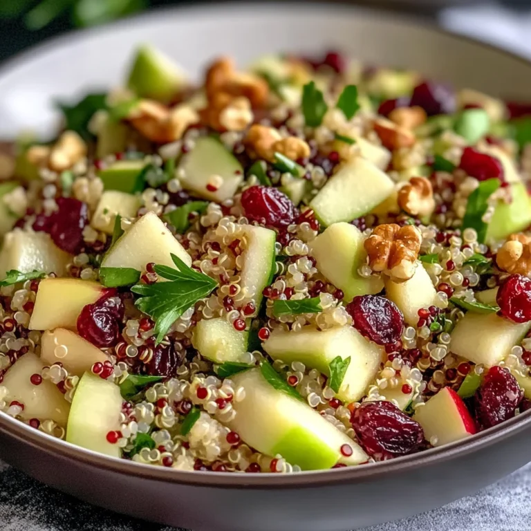 Quinoa Apple Salad: A Fruity, Fresh & Flavor-Packed Favorite