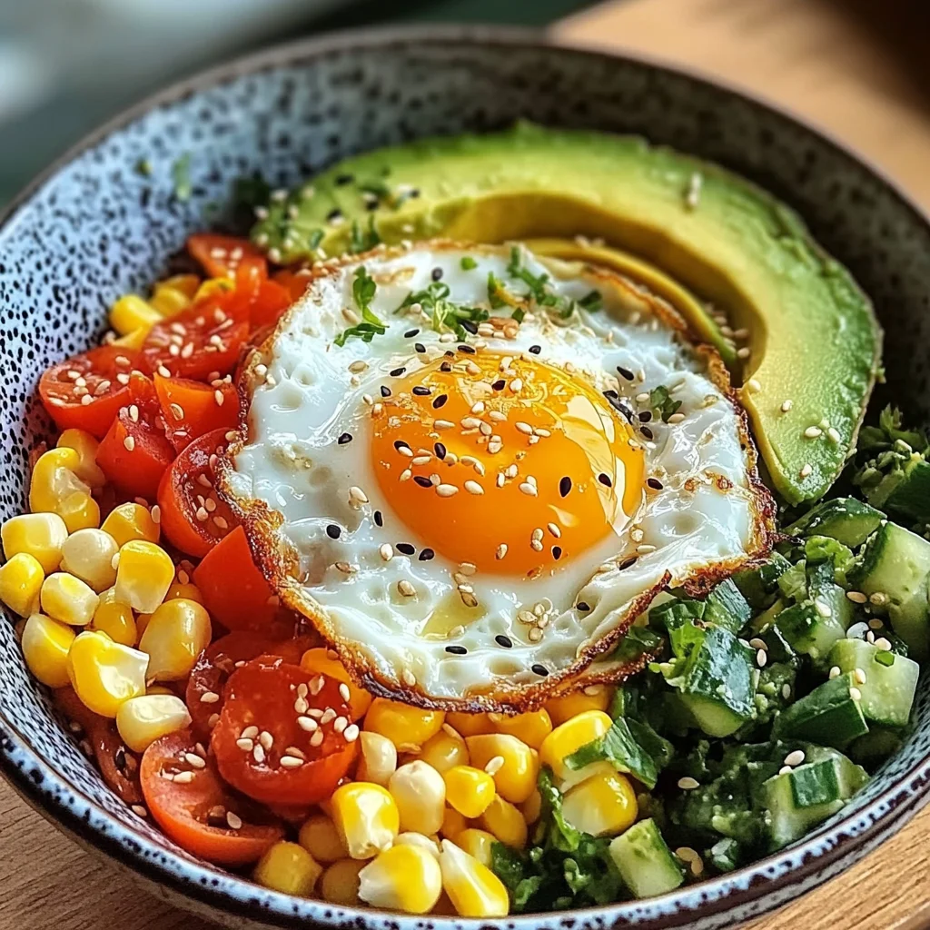 Sunshine Veggie & Egg Bowl