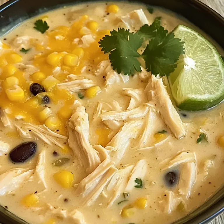 White Chicken Chili Recipe with Cream Cheese