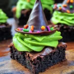 Wicked Witch Hat Brownies