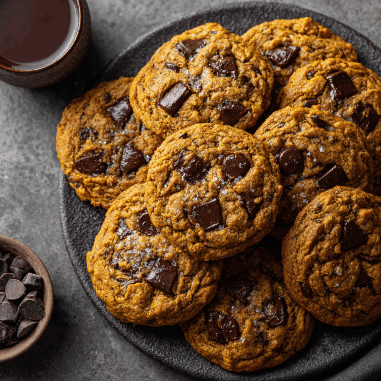 Chewy Pumpkin Chocolate Chip Cookies Recipe