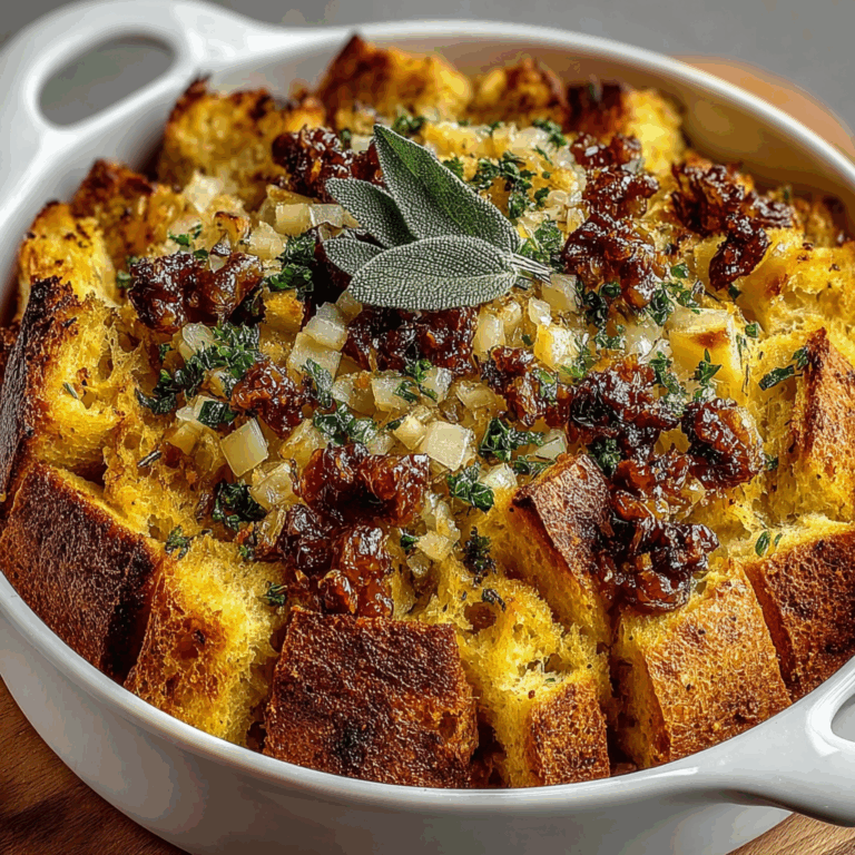 Roasted Apple Sage Stuffing
