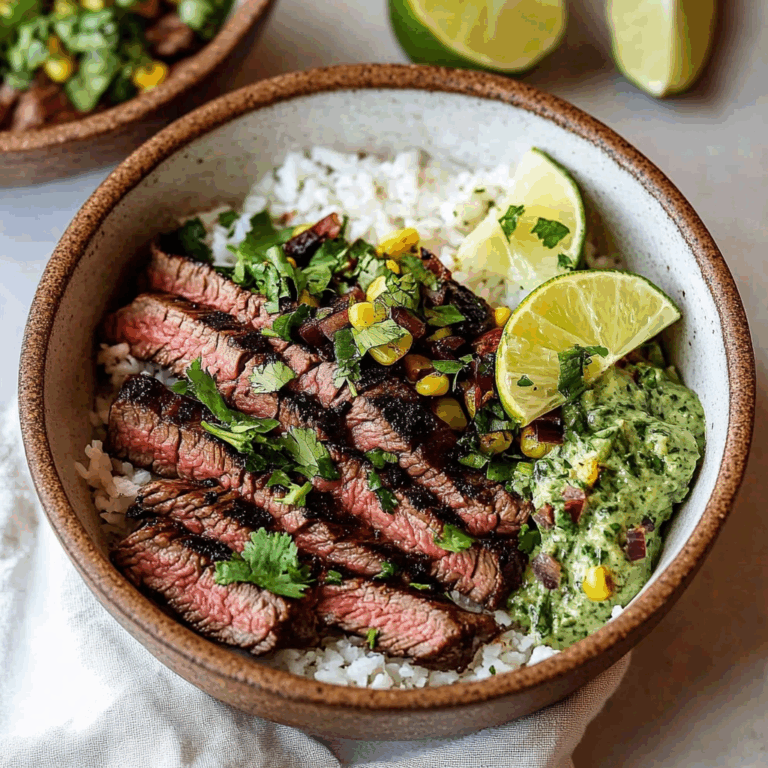 Cilantro Lime Steak Bowls: A Flavorful Recipe for a Quick Dinner
