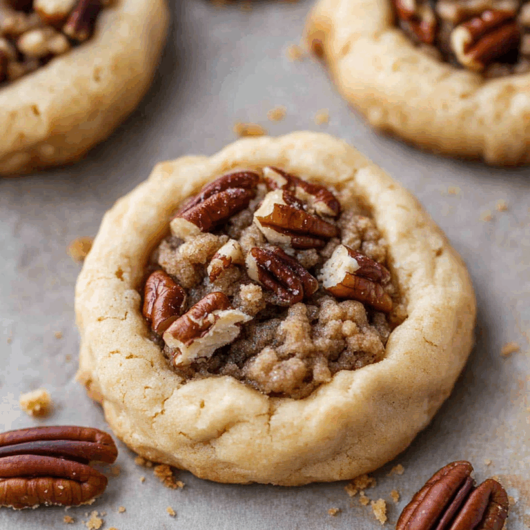 Crumbl pecan pie cookies