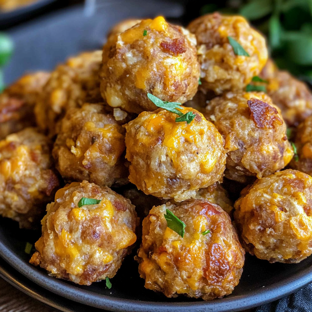 Stuffing Balls with Sausage